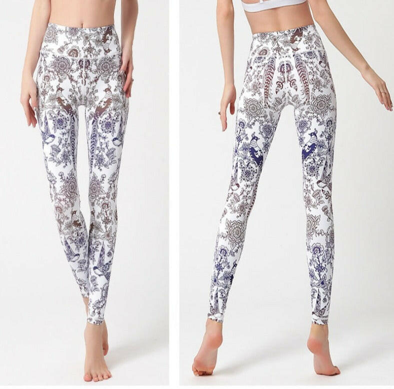 Tie Dye Push-Up Yoga Leggings - My Store