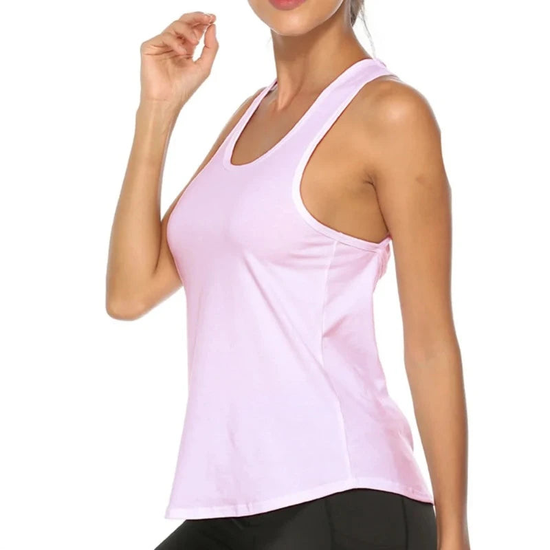 Sporty Elegance: Backless Yoga Tank - My Store