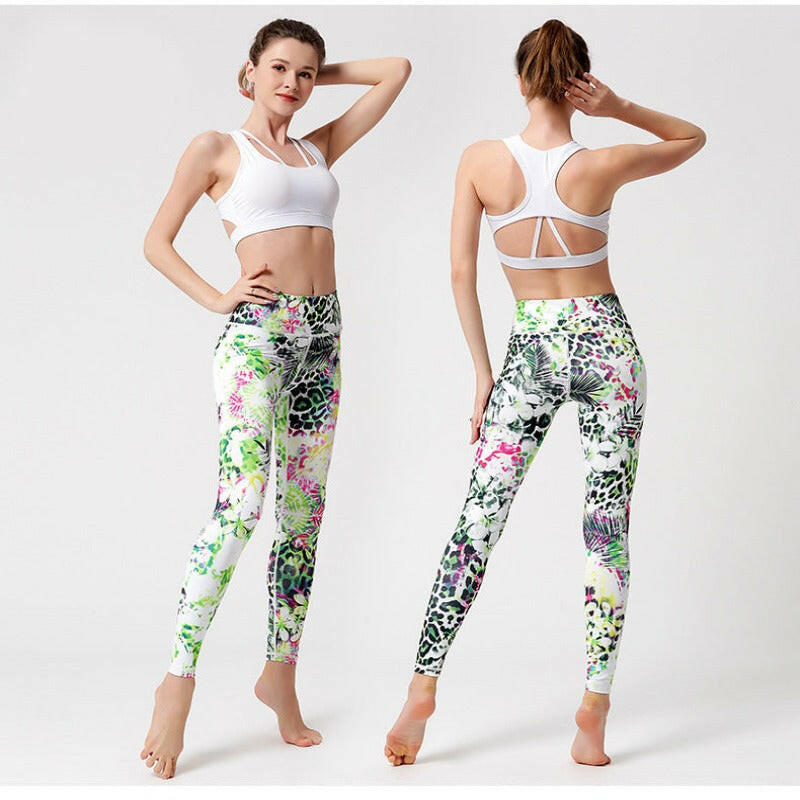 Tie Dye Push-Up Yoga Leggings - My Store