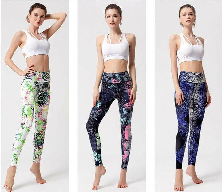 Tie Dye Push-Up Yoga Leggings - My Store