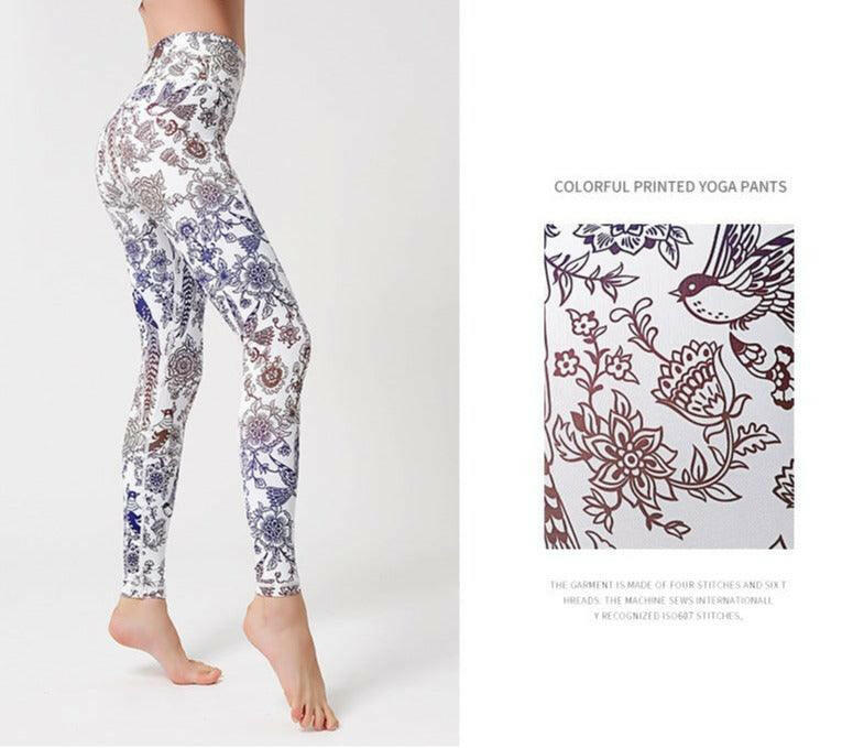 Tie Dye Push-Up Yoga Leggings - My Store