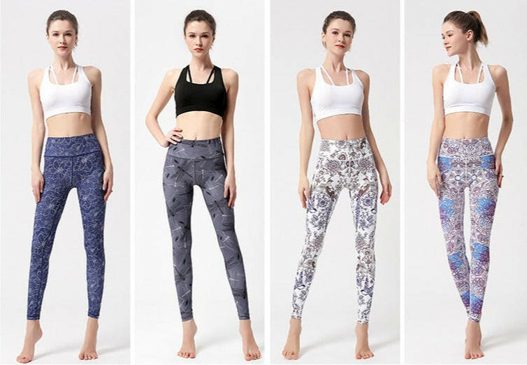 Tie Dye Push-Up Yoga Leggings - My Store