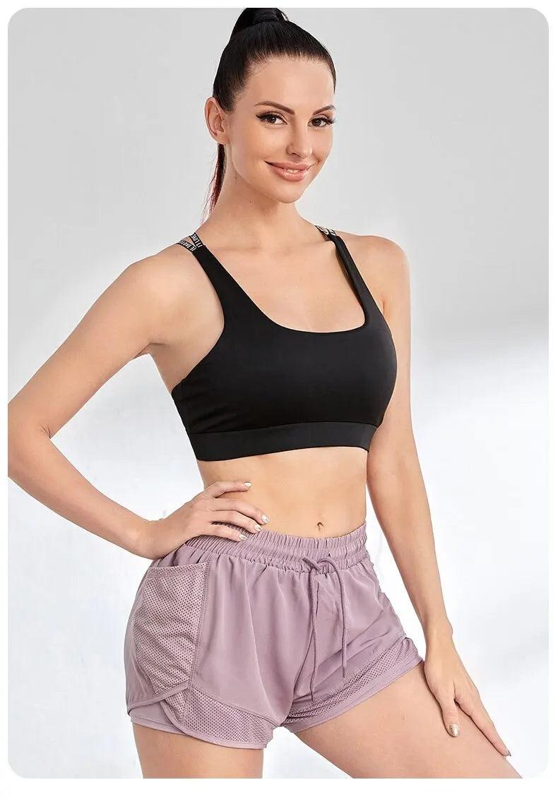 Pocketed Elastic Sports Shorts - My Store
