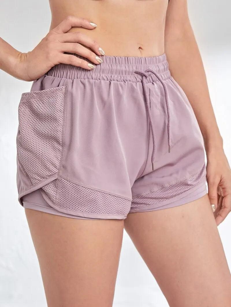 Pocketed Elastic Sports Shorts - My Store