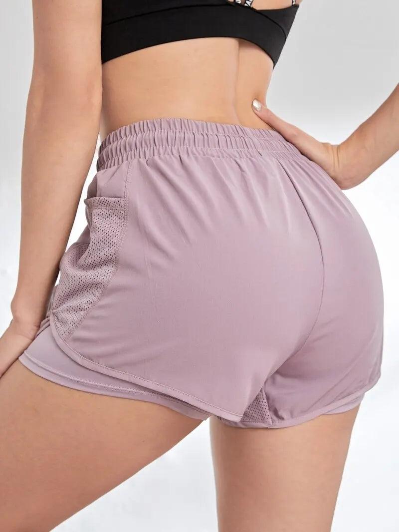 Pocketed Elastic Sports Shorts - My Store