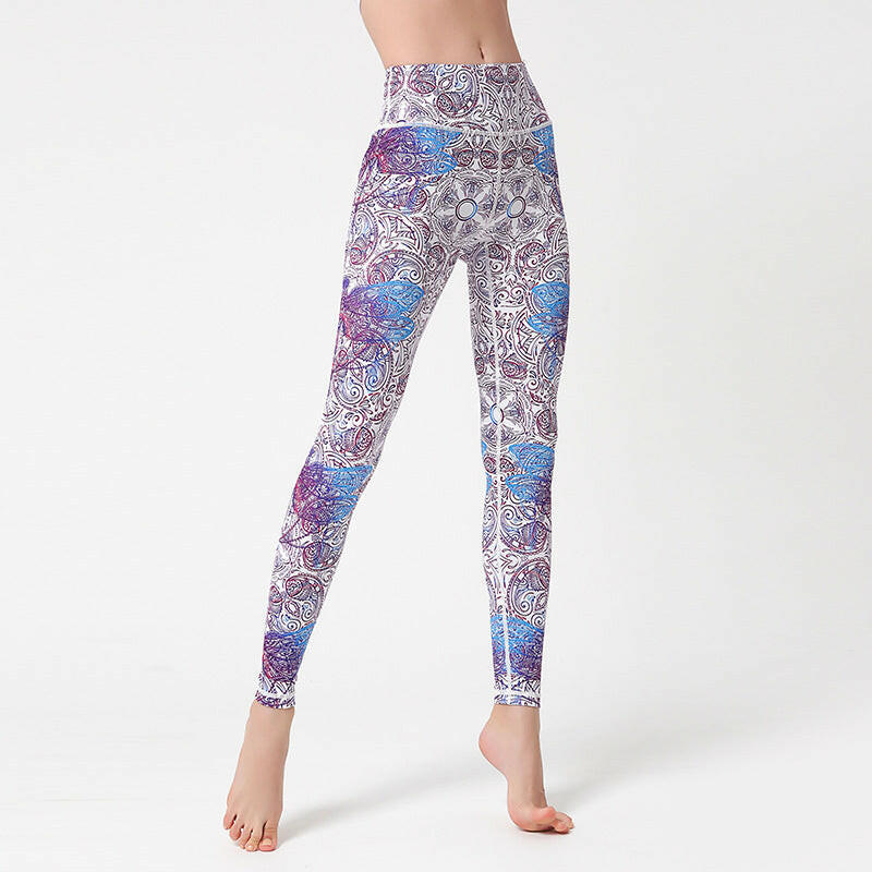 Tie Dye Push-Up Yoga Leggings - My Store