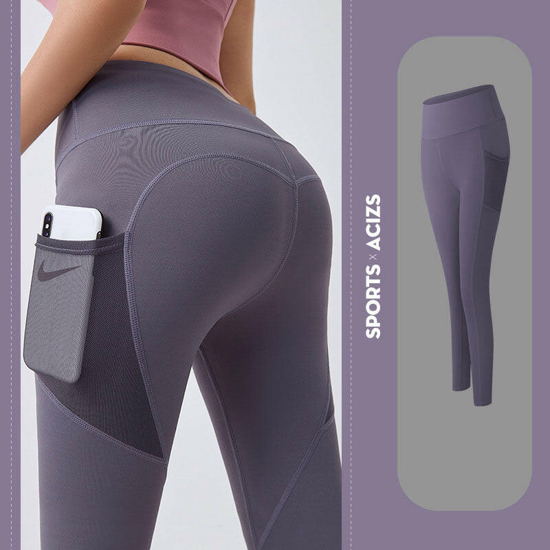 Pocketed Tummy Control Yoga Leggings - My Store