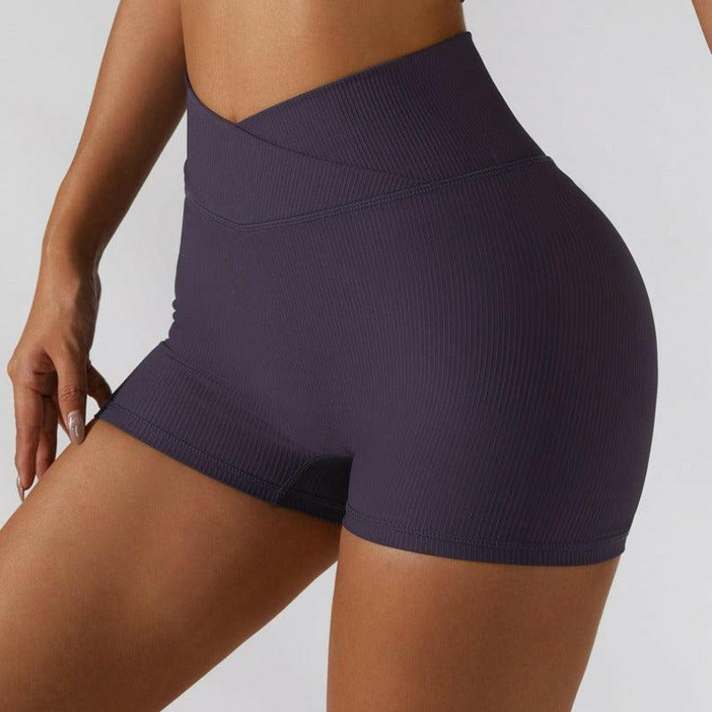 Anti-Glare Stretch Yoga Shorts - My Store