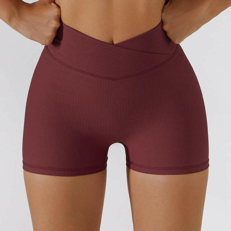 Anti-Glare Stretch Yoga Shorts - My Store