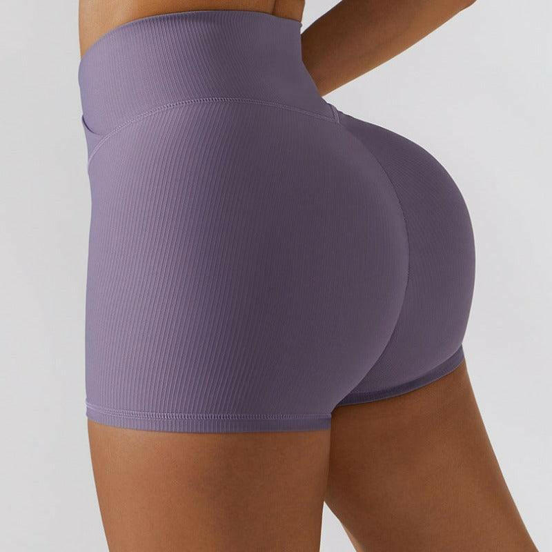 Anti-Glare Stretch Yoga Shorts - My Store