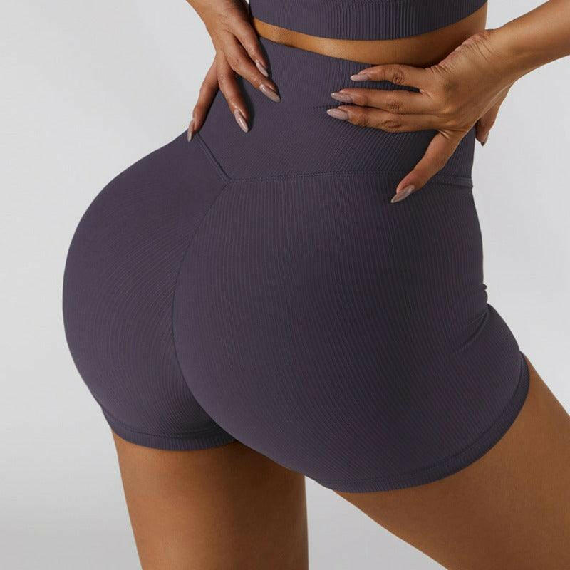 Anti-Glare Stretch Yoga Shorts - My Store