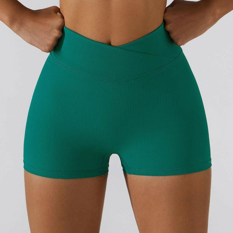 Anti-Glare Stretch Yoga Shorts - My Store