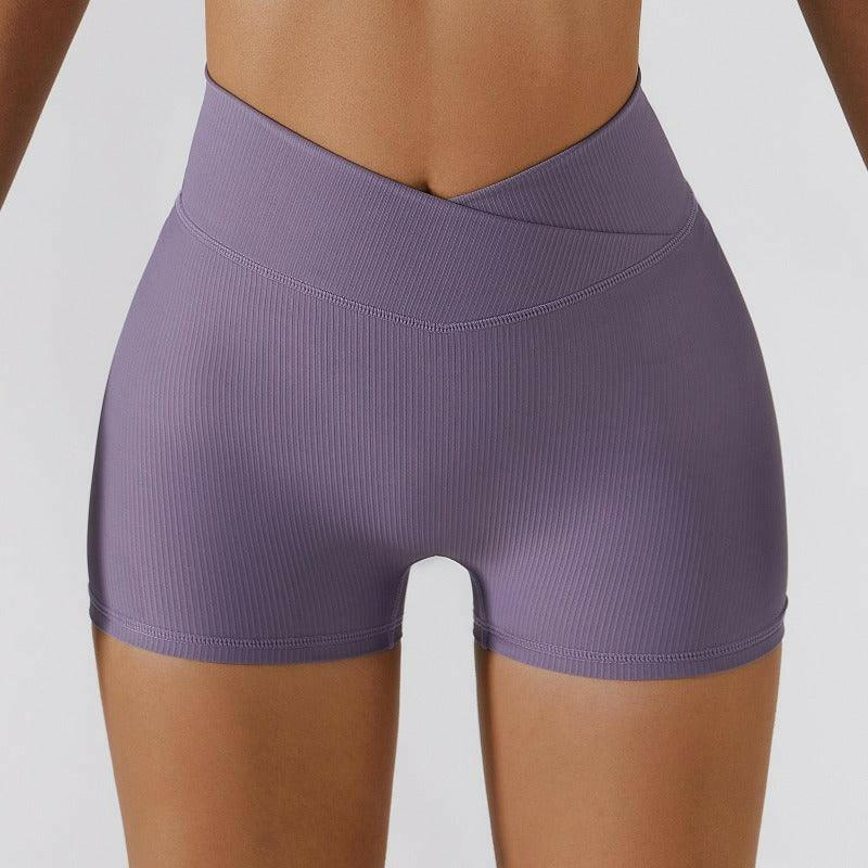 Anti-Glare Stretch Yoga Shorts - My Store