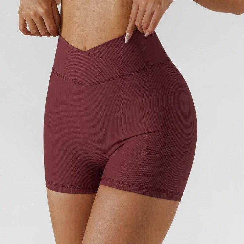 Anti-Glare Stretch Yoga Shorts - My Store