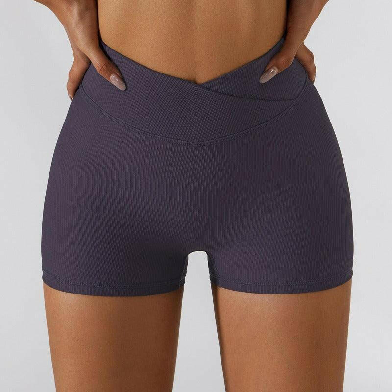 Anti-Glare Stretch Yoga Shorts - My Store