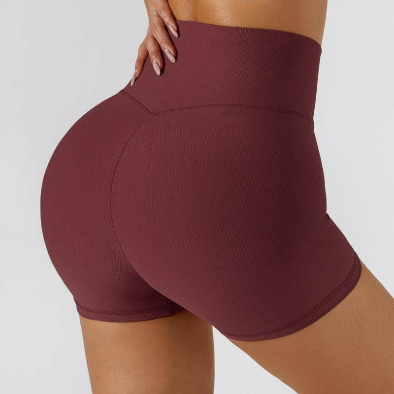 Anti-Glare Stretch Yoga Shorts - My Store