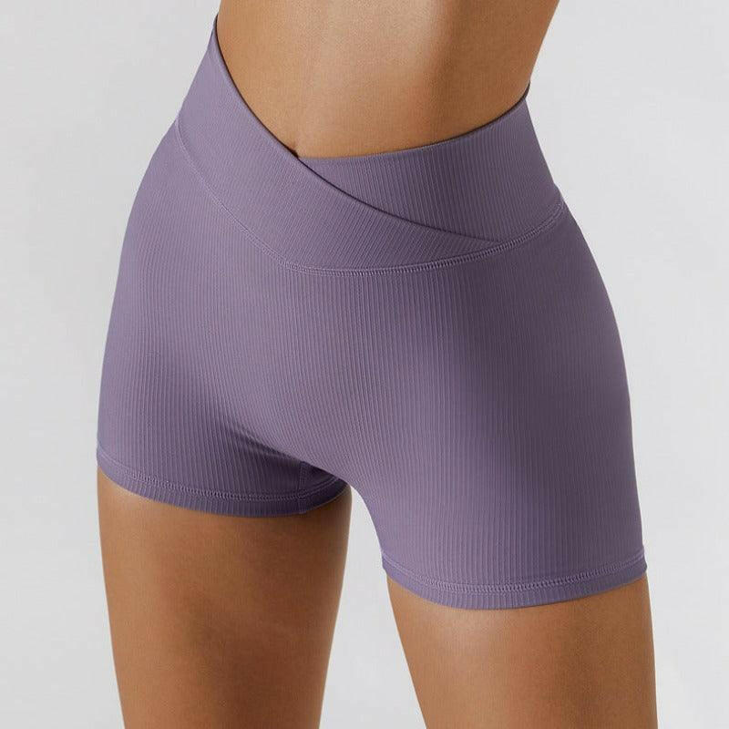 Anti-Glare Stretch Yoga Shorts - My Store