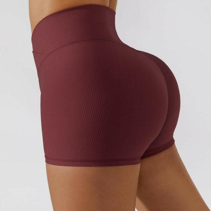 Anti-Glare Stretch Yoga Shorts - My Store