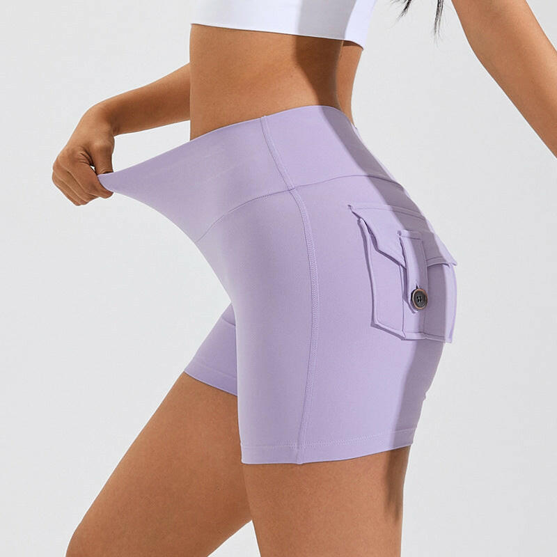 Pocketed High-Waist Shorts - My Store