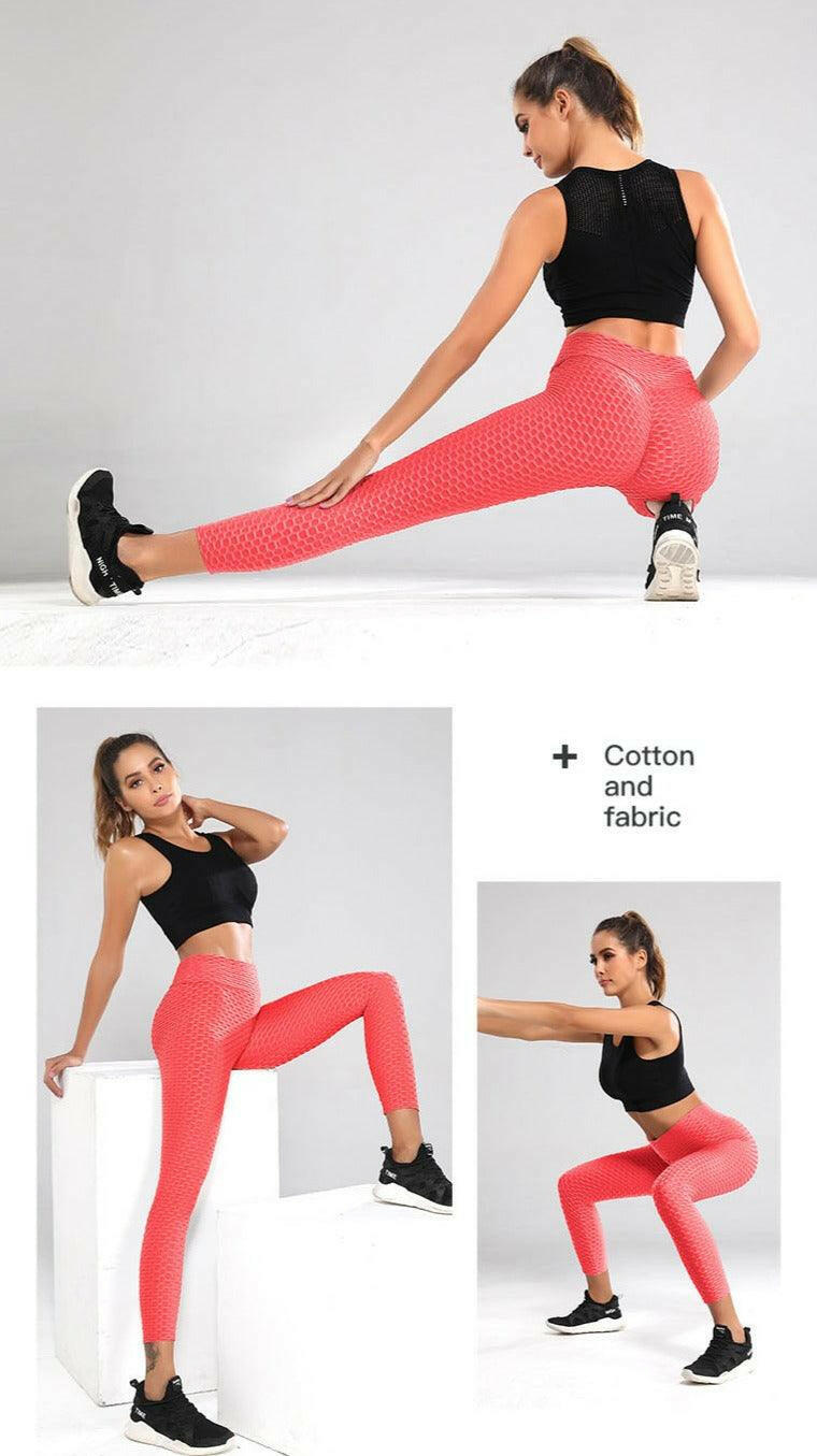 Bubble High Waist Yoga Leggings - My Store