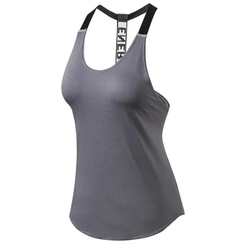 Chic Backless Yoga Tank - My Store