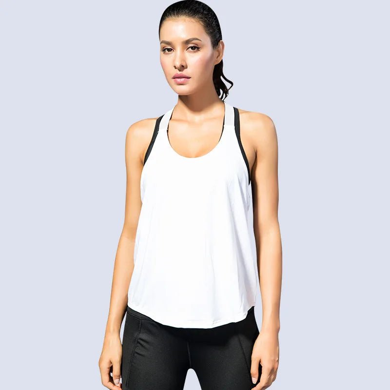 Chic Backless Yoga Tank - My Store