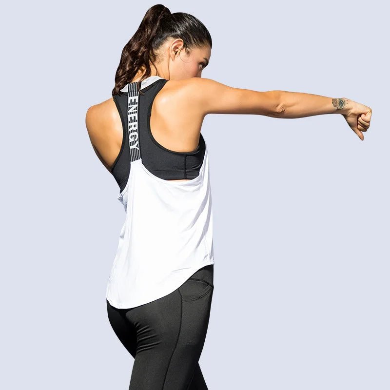 Chic Backless Yoga Tank - My Store