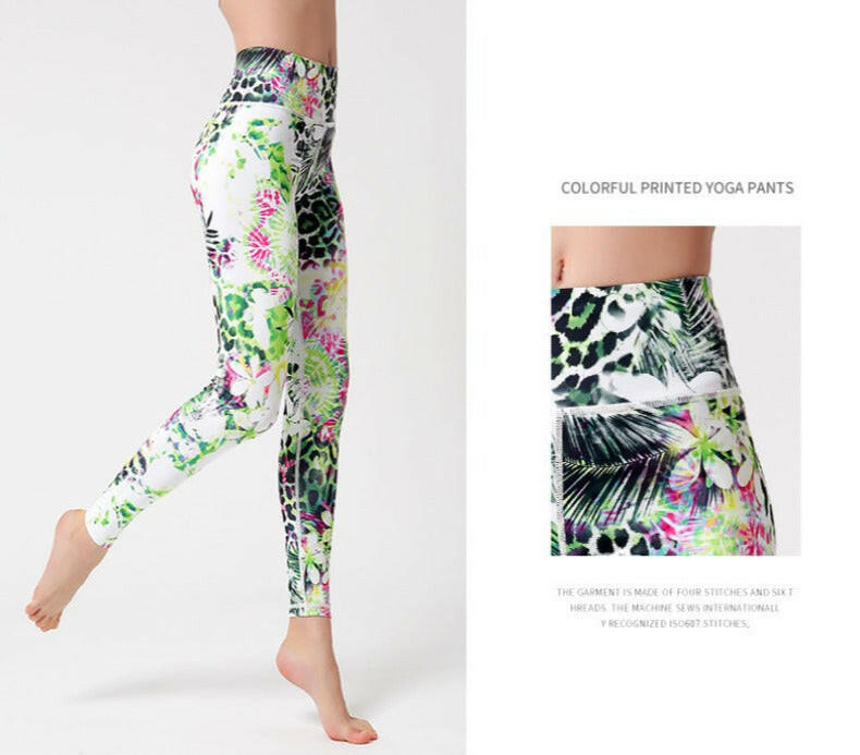 Tie Dye Push-Up Yoga Leggings - My Store