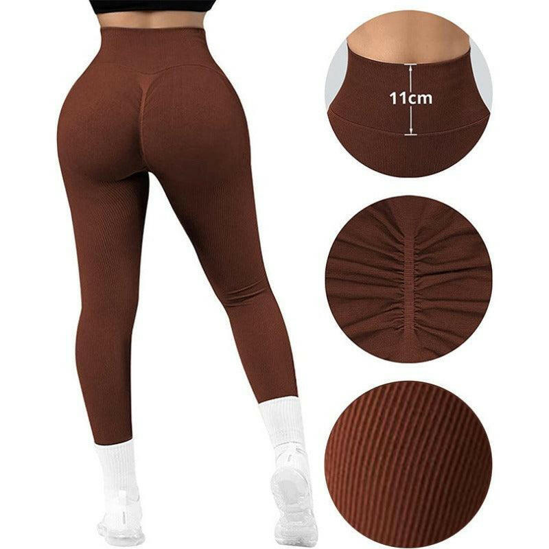 High Waist Fitness Leggings: Slimming & Elastic - My Store