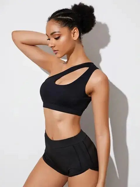 One Shoulder Sports Bra - My Store