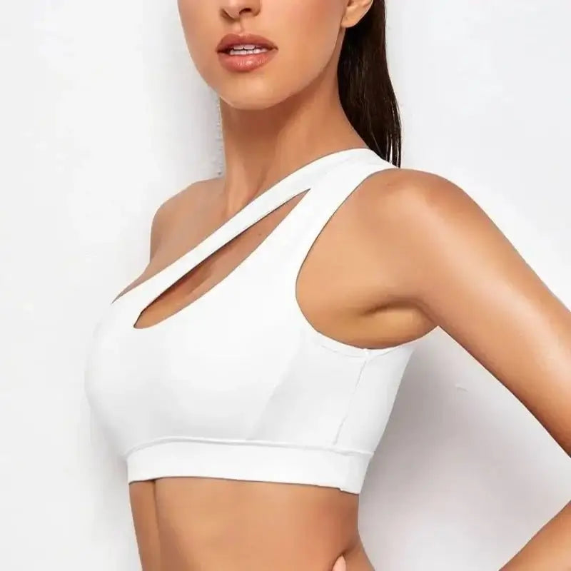 One Shoulder Sports Bra - My Store