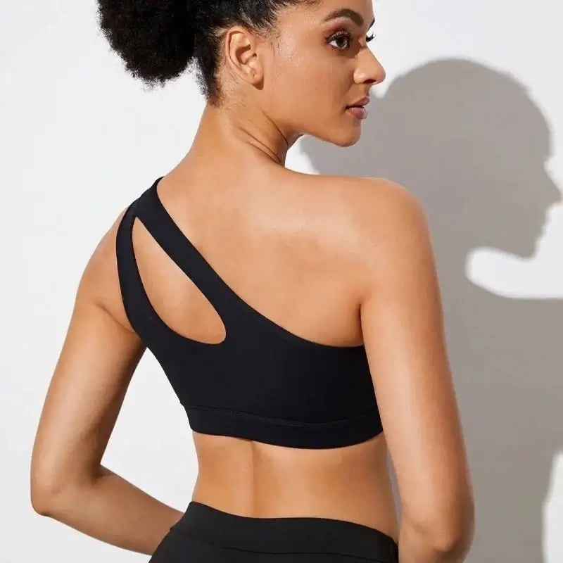 One Shoulder Sports Bra - My Store