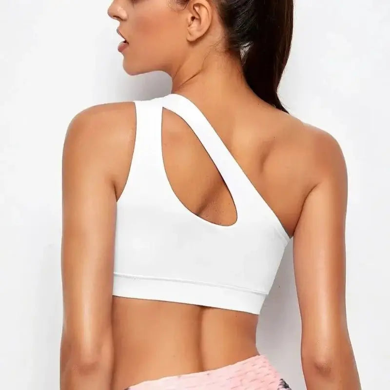 One Shoulder Sports Bra - My Store